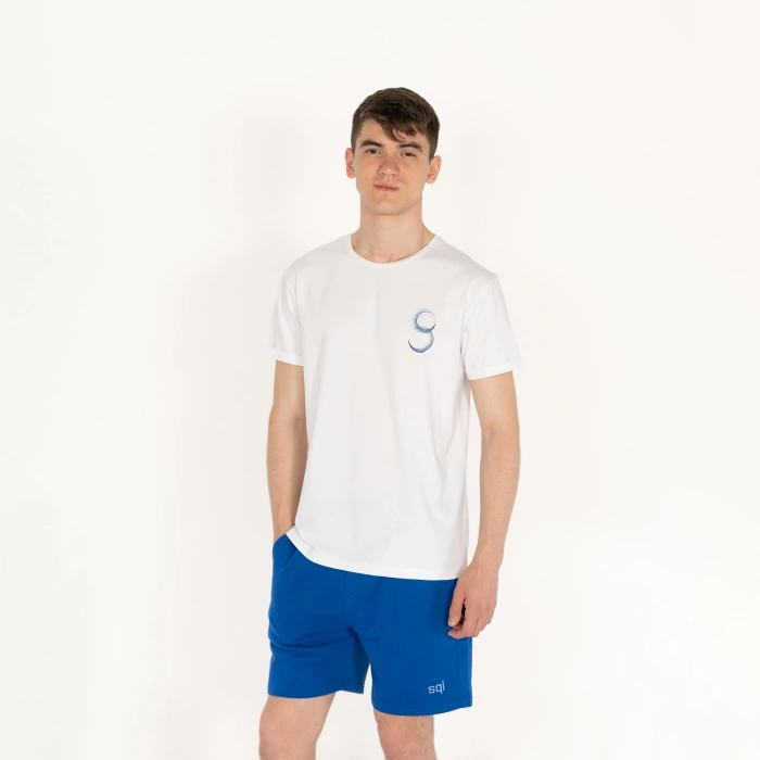 Slimfit FUTURE Baskılı Beyaz Erkek T-Shirt