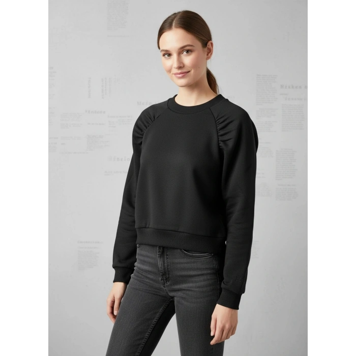 Kadın Geniş Kollu Sweatshirt