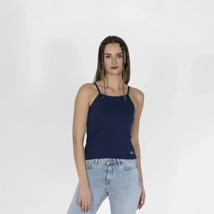 Nakışlı Kaşkorse Kadın Lacivert Atlet