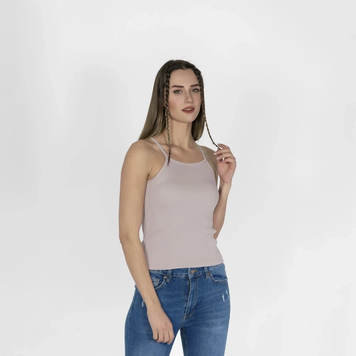 Nakışlı Kaşkorse Kadın Lila Atlet