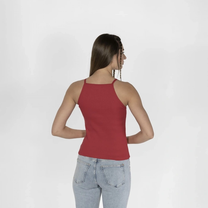 Nakışlı Kaşkorse Kadın Kırmızı Atlet