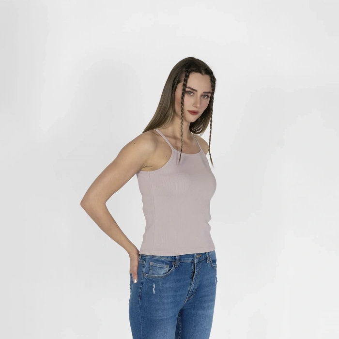 Nakışlı Kaşkorse Kadın Lila Atlet