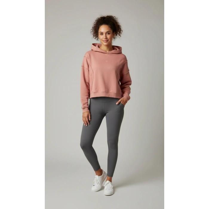 Kdın Kapşonlu Sweatshirt