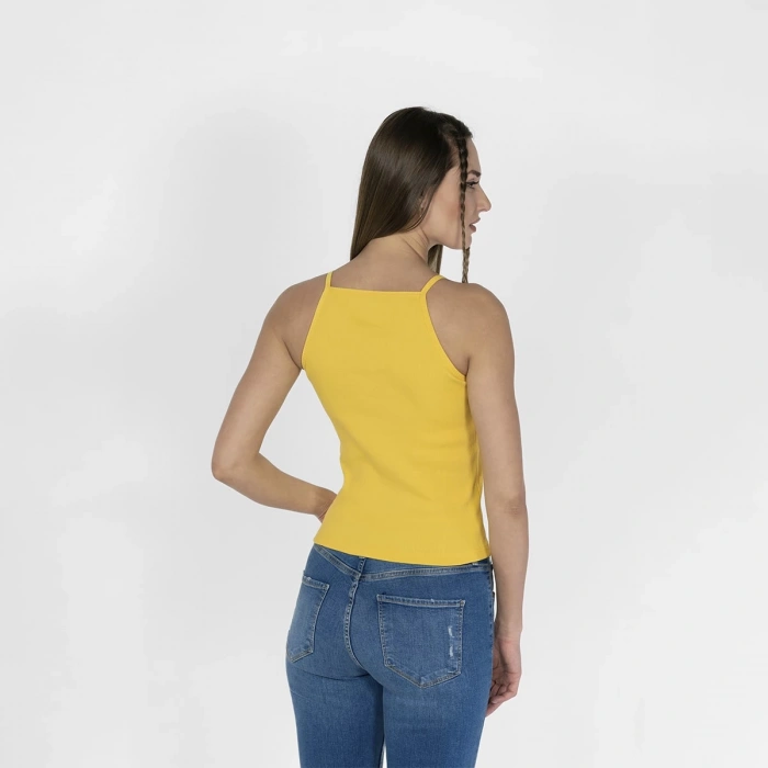 Nakışlı Kaşkorse Kadın Sarı Atlet