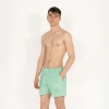 Baskılı Erkek Mint Deniz Şortu