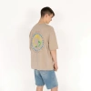 Oversized SELECT Erkek Bej T-Shirt