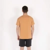 Slimfit Artificial Experience Baskılı Erkek Açık Kahve T-Shirt