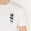 Slimfit Solverse Baskılı Erkek Beyaz T-Shirt