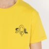 Slimfit SQL Baskılı Sarı Erkek T-Shirt