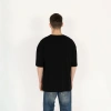 Oversized Sqlverse Erkek Siyah T-Shirt