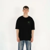 Oversized Sqlverse Erkek Siyah T-Shirt