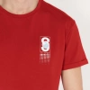 Slimfit Solverse Baskılı Erkek Kırmızı T-Shirt