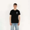 Slimfit Solverse Baskılı Erkek Siyah T-Shirt