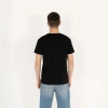 Slimfit Solverse Baskılı Erkek Siyah T-Shirt