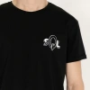 Slimfit SQL Baskılı Siyah Erkek T-Shirt
