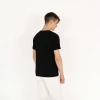 Slimfit SQL Baskılı Siyah Erkek T-Shirt