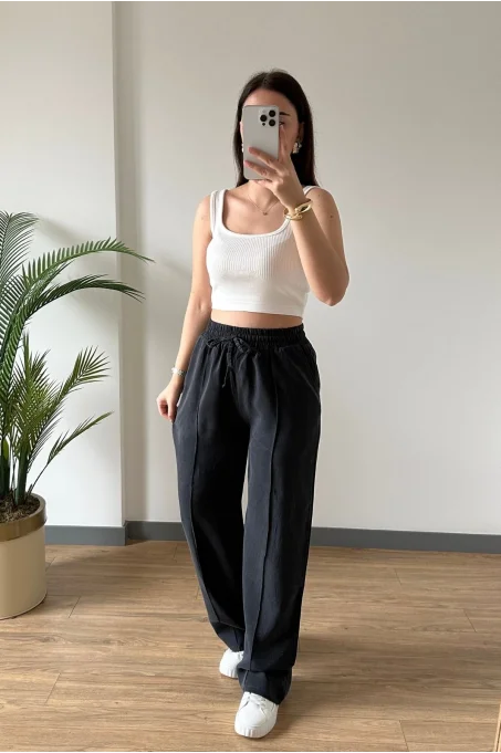 0012 Bol Paça Pantolon ANTRASİT