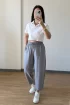 16703 Bağcıklı Pantolon GRİ