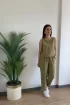 CHA037 3089 Kolsuz  Pantolon Takım HAKİ