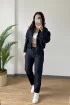F007 250326 Kot Gabardin Takım KOYU BLUE