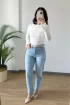 K001 25697 KAr Yıkama Mom Fit Pantolon KAR YIKAMA