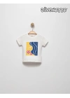 Erkek Bebek Ekru Renk Endless Summer Baskılı Süprem Tişört