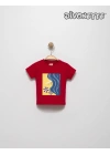 Erkek Bebek Kırmızı Renk Endless Summer Baskılı Süprem Tişört