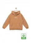 Erkek Çocuk %100 Pamuk Uzun Kollu Kapüşonlu Baskılı Sweatshirt - Çocuk Giyim