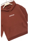 Erkek Çocuk %100 Pamuk Uzun Kollu Kapüşonlu Baskılı Sweatshirt - Çocuk Giyim