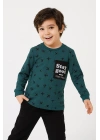 Erkek Çocuk %100 Pamuk Uzun Kollu Tişört - Çocuk Giyim