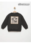 Erkek Çocuk Bordo Renk Calm Memories Baskılı Sweat