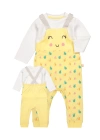 Kız Bebek Sevimli Tulum Badi 2li Set - Bebek Giyim
