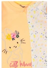 Kız Bebek Tulum Şapkalı 2li Set - Bebek Giyim