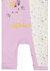Kız Bebek Tulum Şapkalı 2li Set - Bebek Giyim