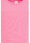 Kız Çocuk 3lü Set  Kısa Kollu Kaşkorse T-shirt -Çocuk Giyim