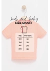 Kız Çocuk 3lü Set Düz Kısa Kollu Kaşkorse T-shirt -Çocuk Giyim