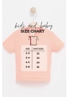 Kız Çocuk 3lü Set Düz Kısa Kollu Kaşkorse T-shirt -Çocuk Giyim