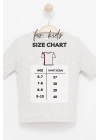 Kız Çocuk 3lü Set  Kısa Kollu Kaşkorse T-shirt -Çocuk Giyim