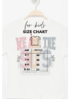 Kız Çocuk Desenli Kısa Kollu T-shirt -Çocuk Giyim