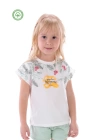 Kız Çocuk Desenli T-shirt -Çocuk Giyim