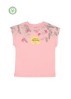 Kız Çocuk Desenli T-shirt -Çocuk Giyim
