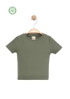 Kız Çocuk Kaşkorse Kısa Kollu T-shirt -Çocuk Giyim