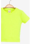 Kız Çocuk Kaşkorse Kısa Kollu T-shirt -Çocuk Giyim