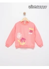 Kız Çocuk N.Fuşya Renk Cherry Vıbes Baskılı Sweat
