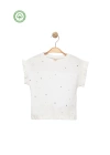 Kız Çocuk Taş Baskılı T-shirt -Çocuk Giyim