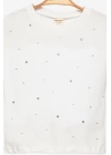 Kız Çocuk Taş Baskılı T-shirt -Çocuk Giyim