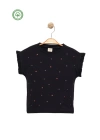 Kız Çocuk Taş İşlemeli T-shirt -Çocuk Giyim