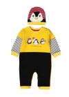 Kız Erkek Bebek Tulum Şapkalı 2li Set - Bebek Giyim