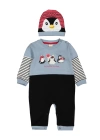 Kız Erkek Bebek Tulum Şapkalı 2li Set - Bebek Giyim
