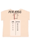 Kız Erkek Çocuk 4lü Set Düz Kısa Kollu T-shirt - Çocuk Giyim